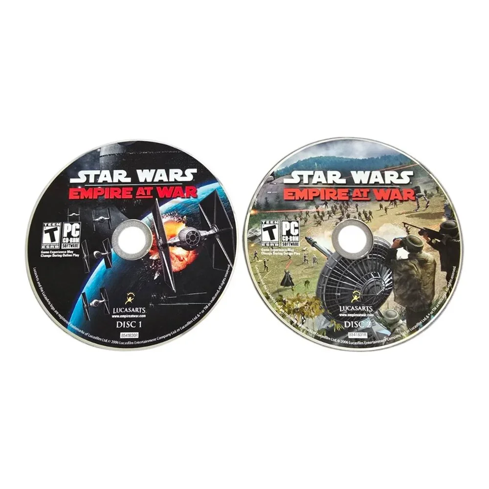 Star Wars: Empire at War (PC, 2006) 2 Disc Set CIB Complete!